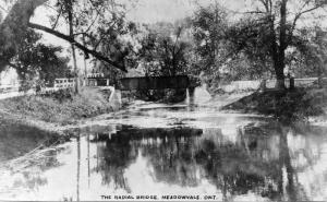 Radial Railway Bridge, Meadowvale, c1915