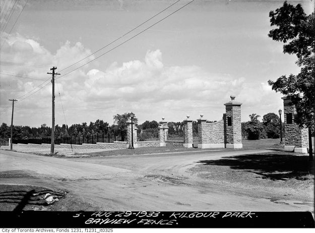 Sunnybrook fence at Bayview