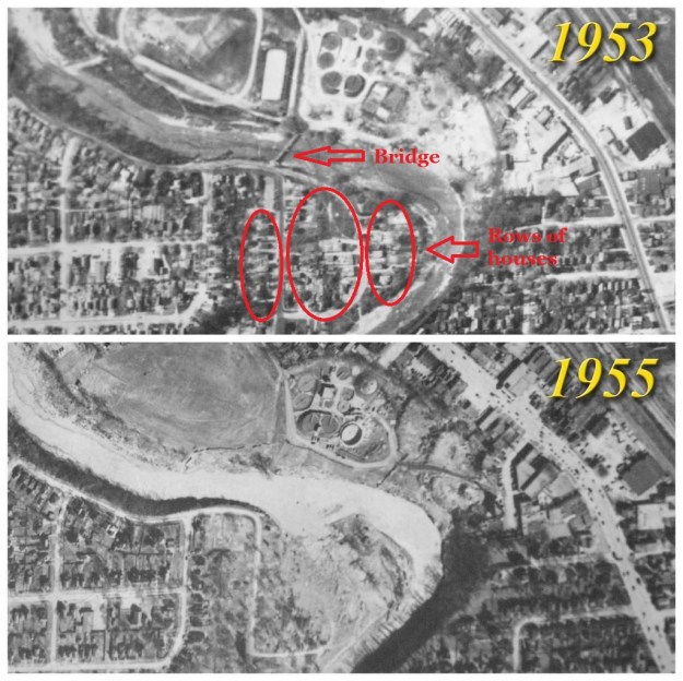 raymore-drive-before-and-after-hurricane-hazel1