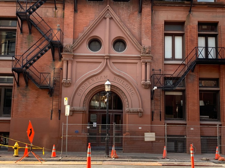 Gooderham Building Backside Gooderham Architecture | Hiking the GTA